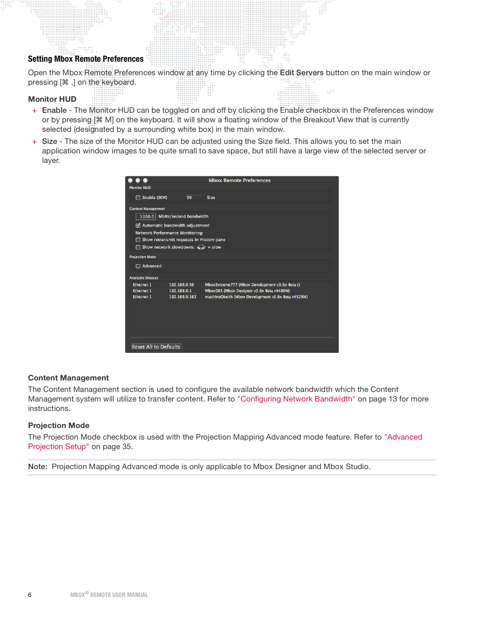 Setting mbox remote preferences | PRG Mbox Remote Manual 3.9 User Manual | Page 12 / 114