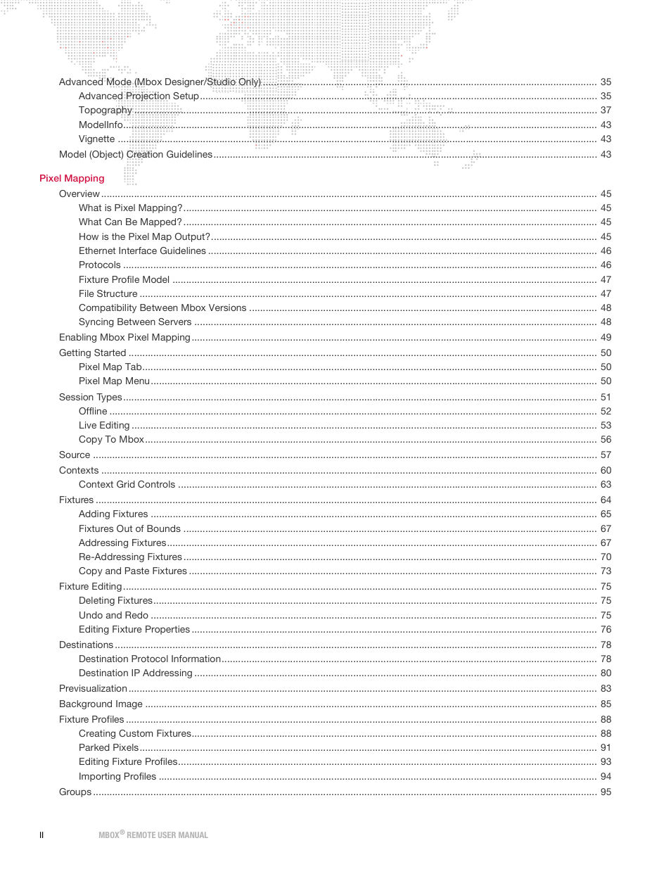 PRG Mbox Remote Manual 3.9 User Manual | Page 4 / 114