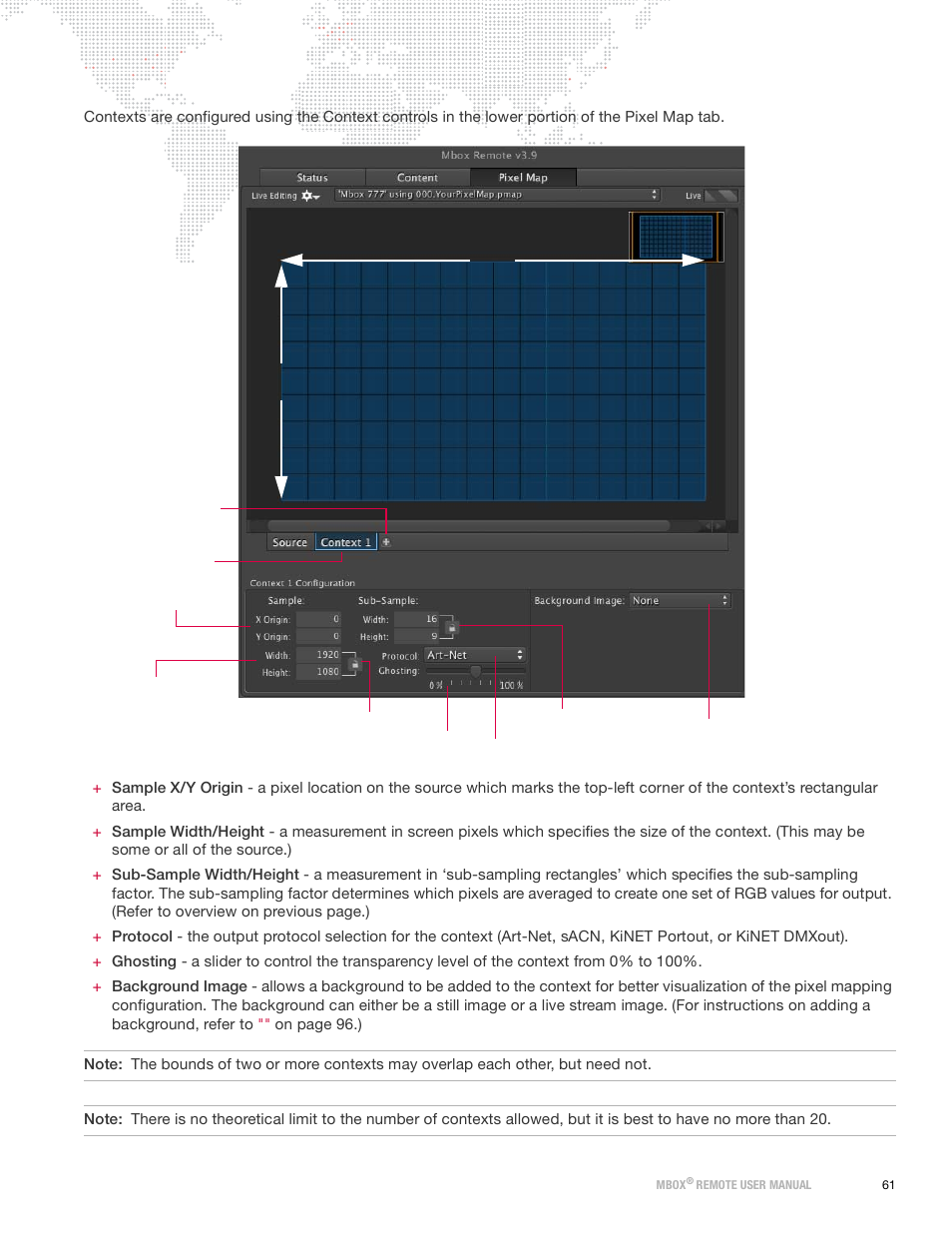 Context grid | PRG Mbox Remote Manual 3.9 User Manual | Page 67 / 114