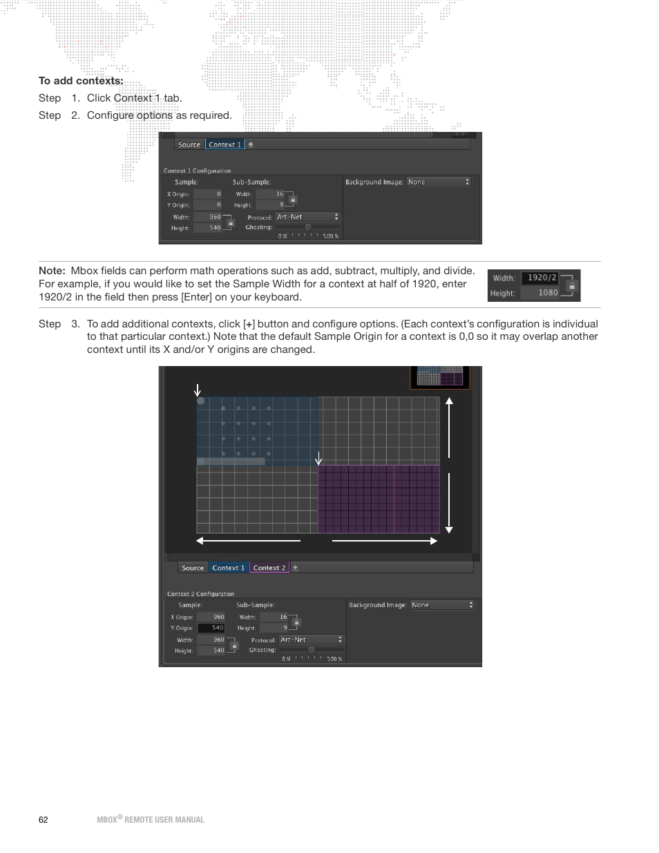 Context 1 context 2 | PRG Mbox Remote Manual 3.9 User Manual | Page 68 / 114