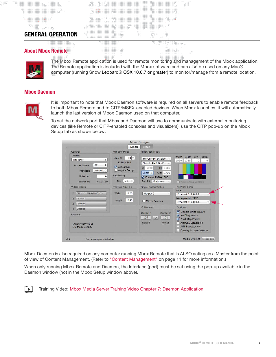 General operation, About mbox remote, Mbox daemon | PRG Mbox Remote Manual 3.9 User Manual | Page 9 / 114