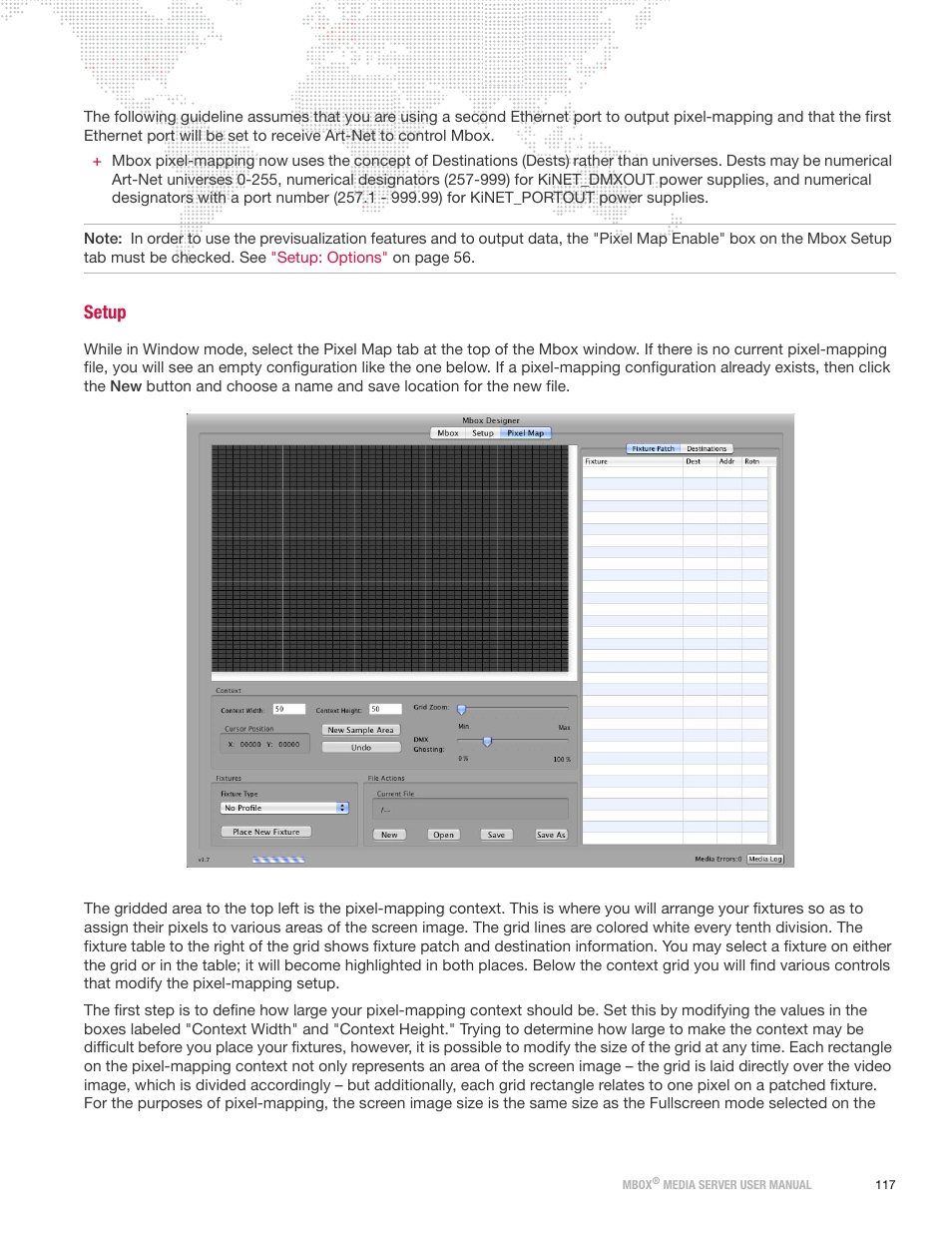 Setup | PRG Mbox Designer Manual 3.8 User Manual | Page 125 / 244
