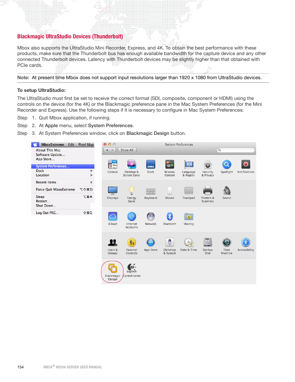 Blackmagic ultrastudio devices (thunderbolt) | PRG Mbox Designer Manual 3.8 User Manual | Page 162 / 244