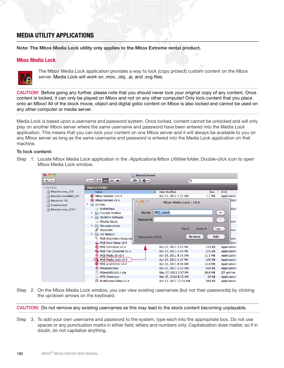 Media utility applications, Mbox media lock | PRG Mbox Designer Manual 3.8 User Manual | Page 174 / 244