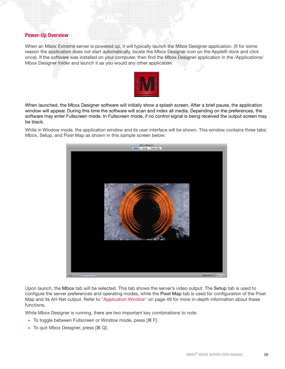 Power-up overview | PRG Mbox Designer Manual 3.8 User Manual | Page 37 / 244