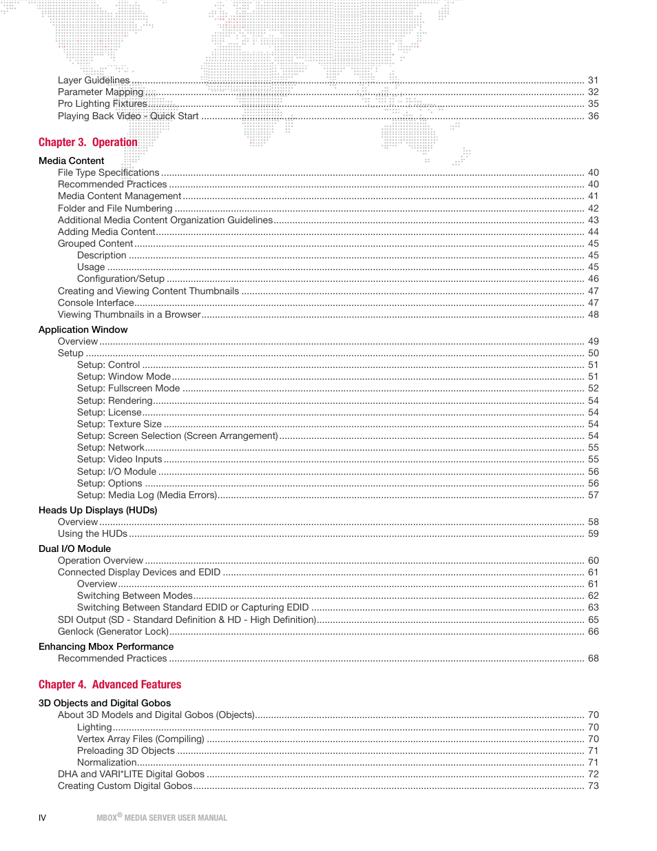 PRG Mbox Designer Manual 3.8 User Manual | Page 4 / 244