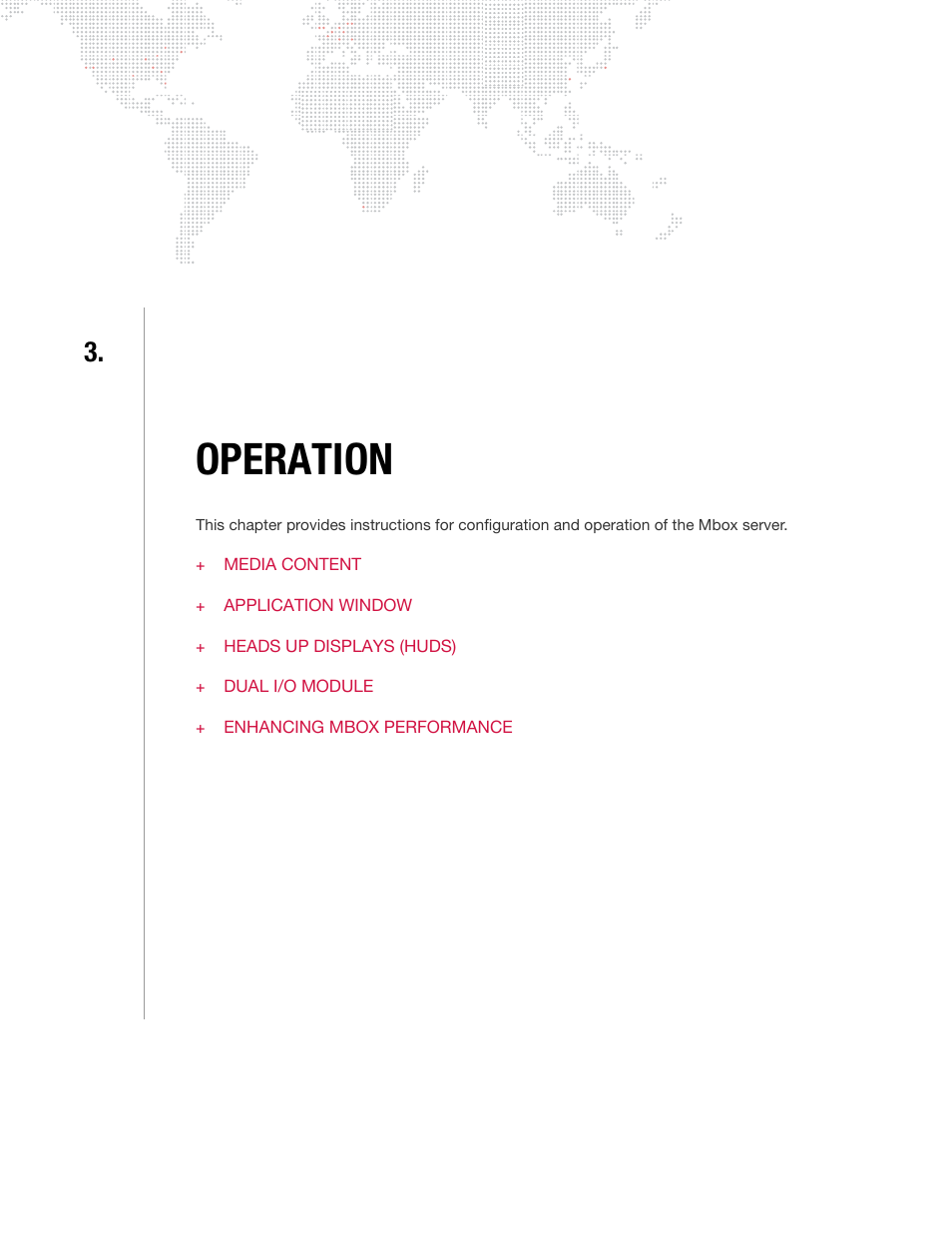 Operation, Chapter 3. operation | PRG Mbox Designer Manual 3.8 User Manual | Page 47 / 244