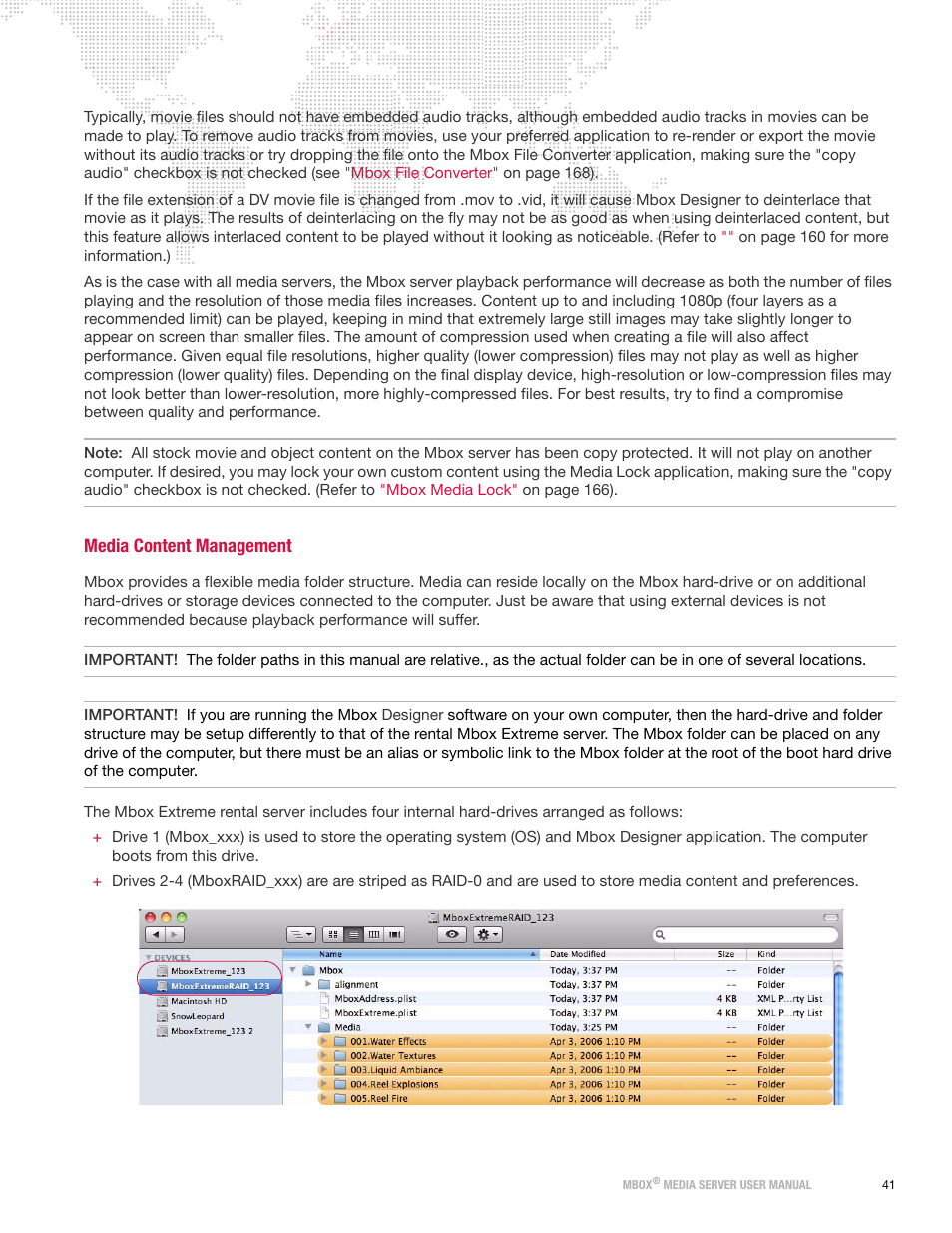 Media content management | PRG Mbox Designer Manual 3.8 User Manual | Page 49 / 244