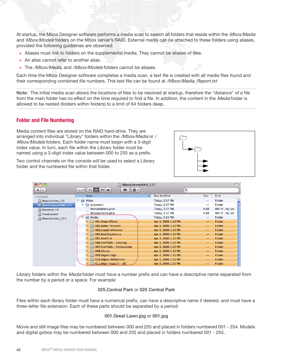 Folder and file numbering | PRG Mbox Designer Manual 3.8 User Manual | Page 50 / 244
