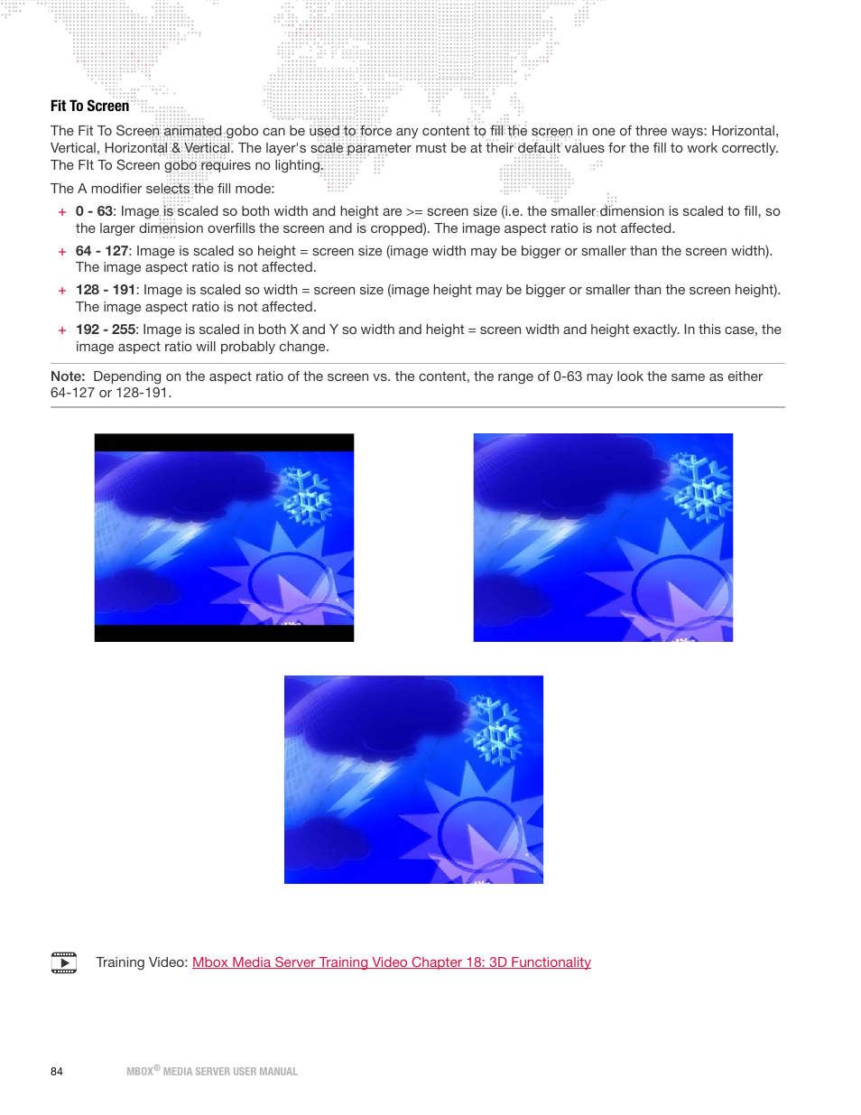 Fit to screen | PRG Mbox Designer Manual 3.8 User Manual | Page 92 / 244