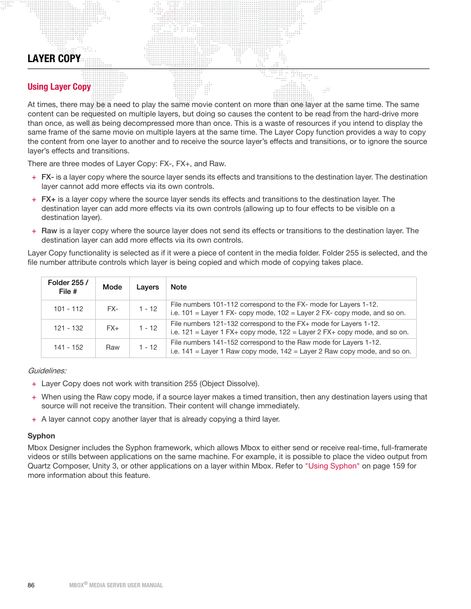 Layer copy, Using layer copy | PRG Mbox Designer Manual 3.8 User Manual | Page 94 / 244