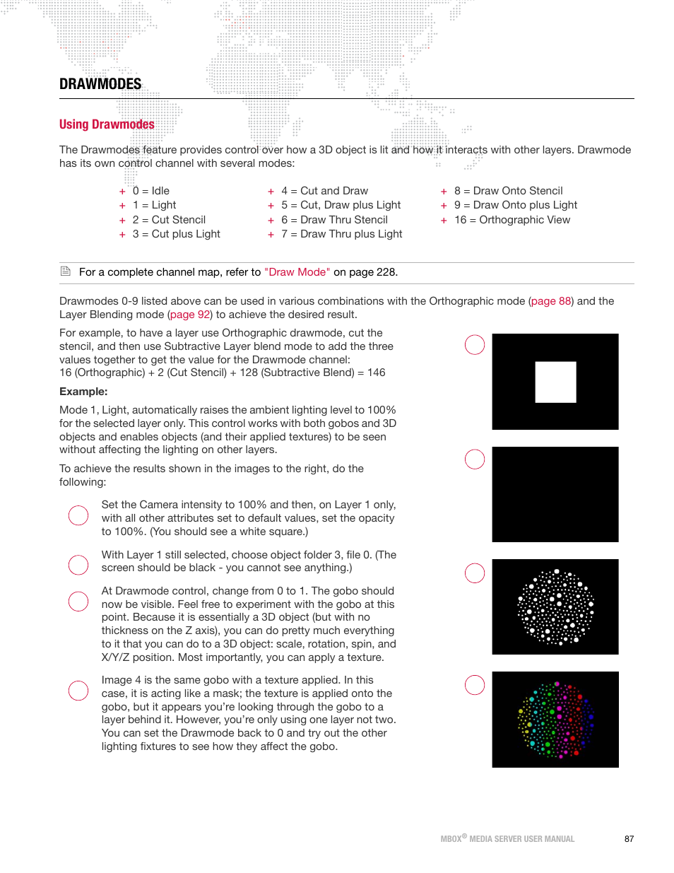 Drawmodes, Using drawmodes | PRG Mbox Designer Manual 3.8 User Manual | Page 95 / 244