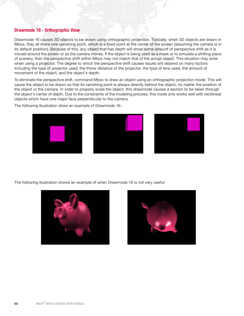 Drawmode 16 - orthographic view | PRG Mbox Designer Manual 3.8 User Manual | Page 96 / 244