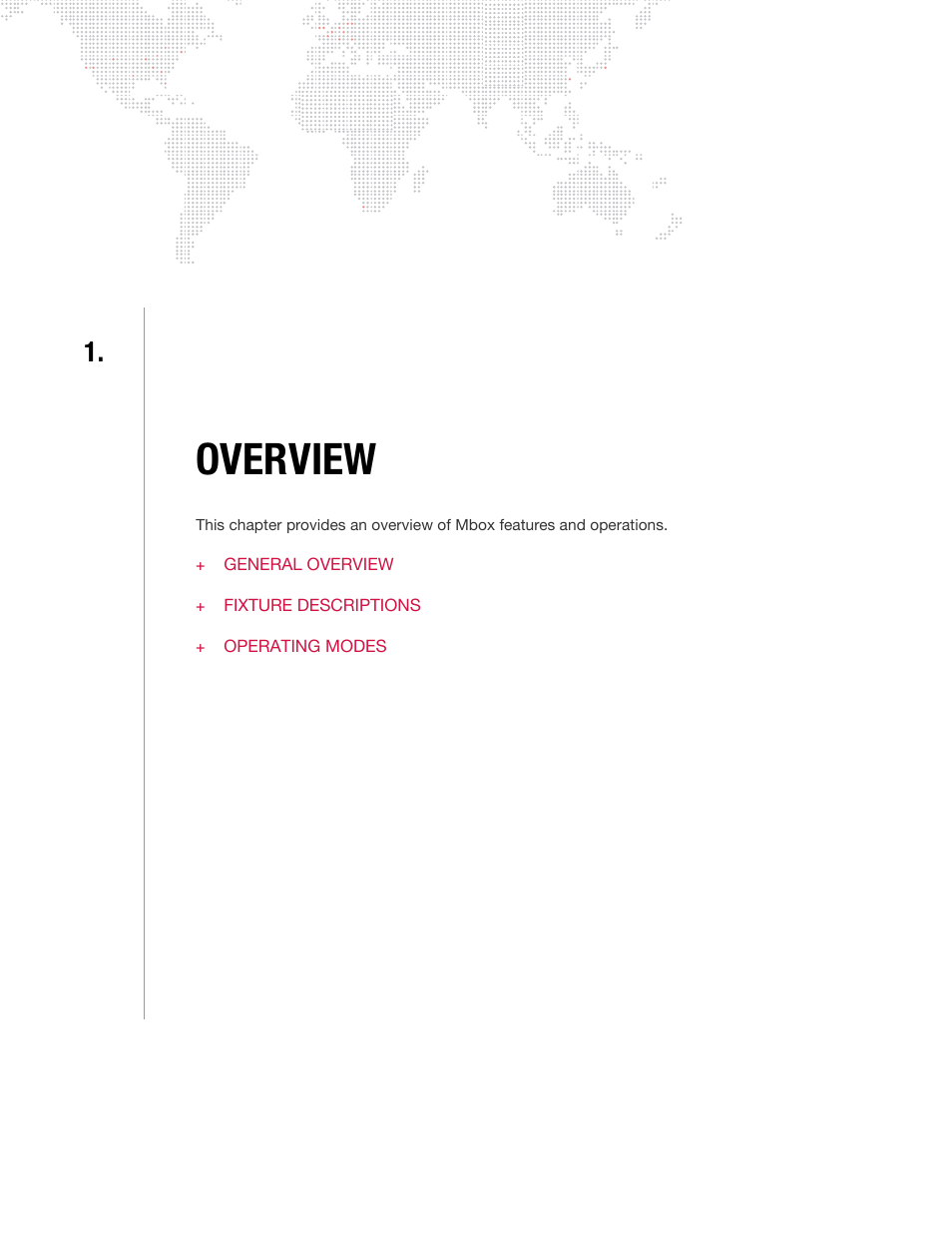 Overview, Chapter 1. overview | PRG Mbox Mini Manual 3.8 User Manual | Page 11 / 192