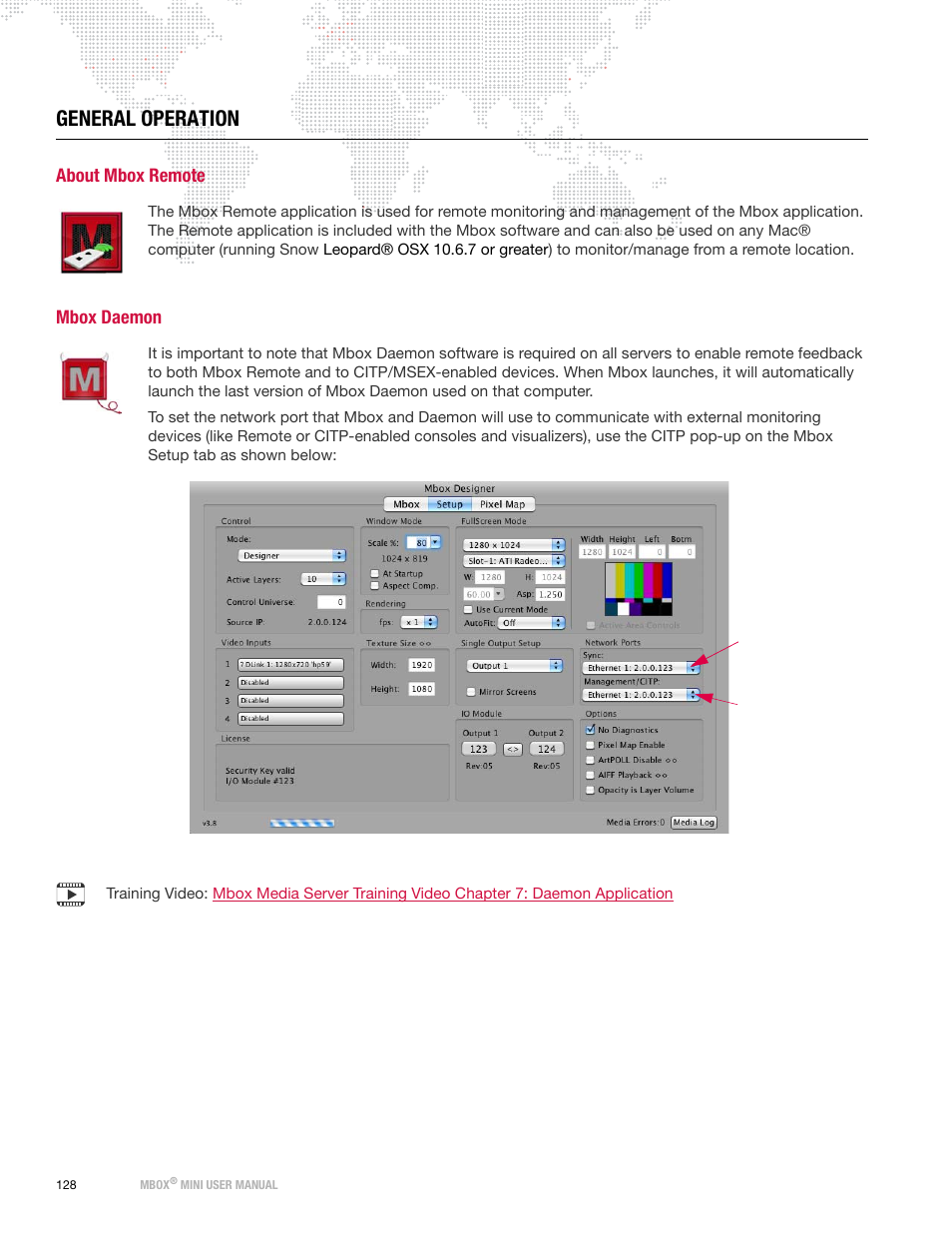 General operation, About mbox remote, Mbox daemon | About mbox remote mbox daemon | PRG Mbox Mini Manual 3.8 User Manual | Page 136 / 192