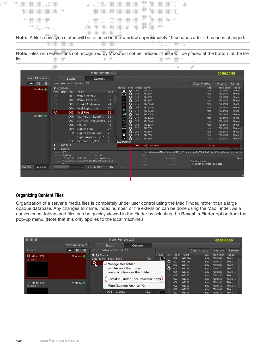 Organizing content files | PRG Mbox Mini Manual 3.8 User Manual | Page 150 / 192
