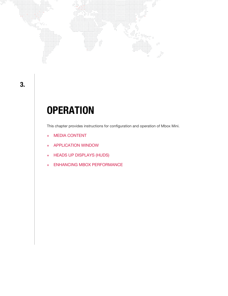 Operation, Chapter 3. operation | PRG Mbox Mini Manual 3.8 User Manual | Page 29 / 192