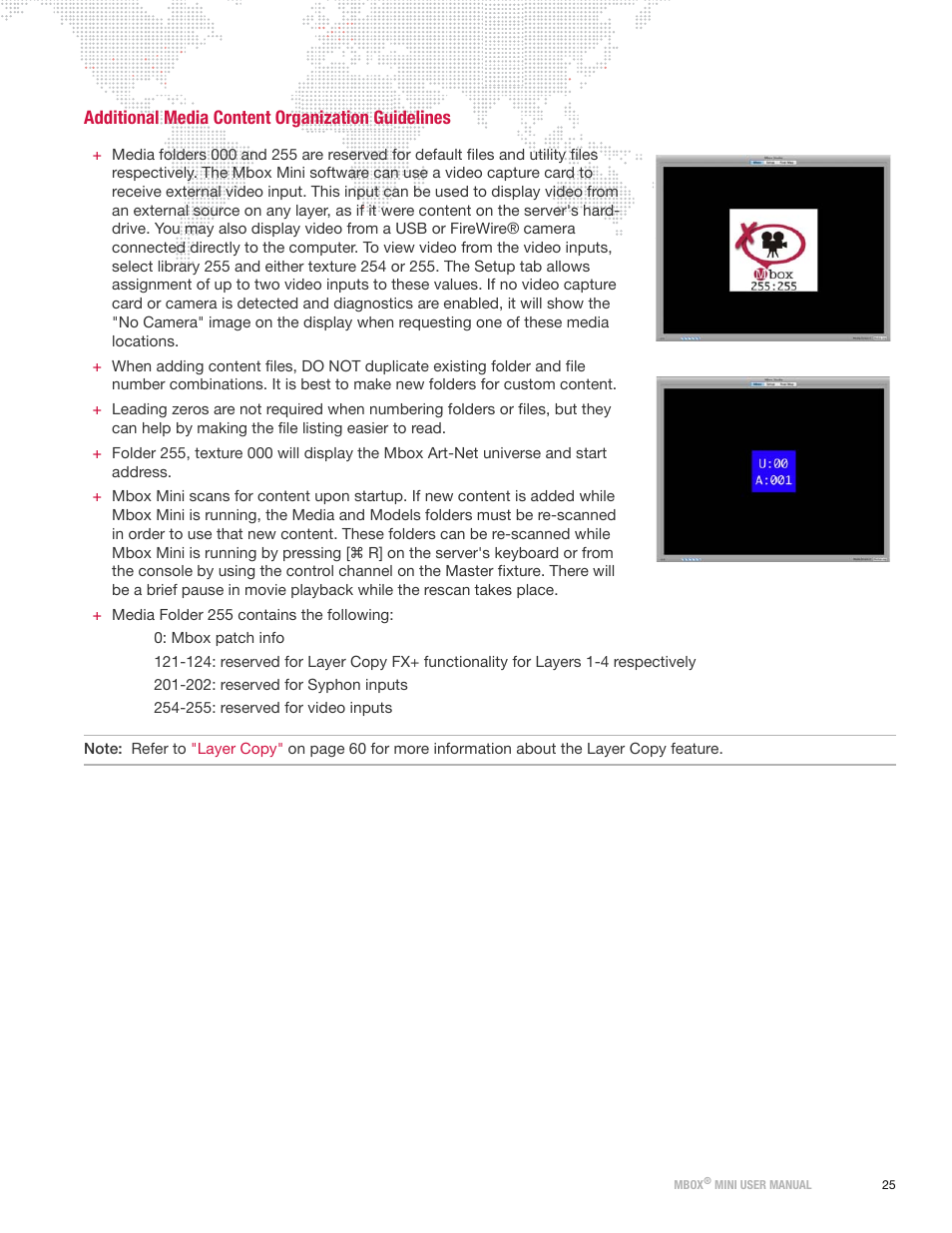 Additional media content organization guidelines | PRG Mbox Mini Manual 3.8 User Manual | Page 33 / 192