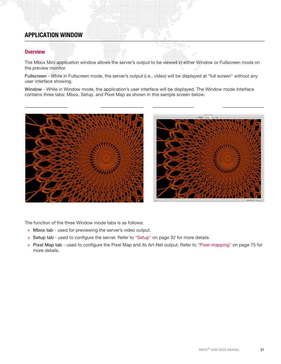 Application window, Overview | PRG Mbox Mini Manual 3.8 User Manual | Page 39 / 192