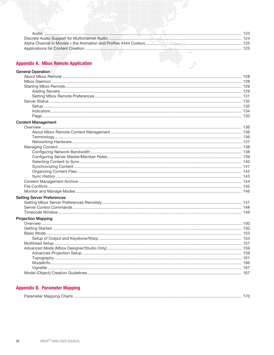 PRG Mbox Mini Manual 3.8 User Manual | Page 6 / 192