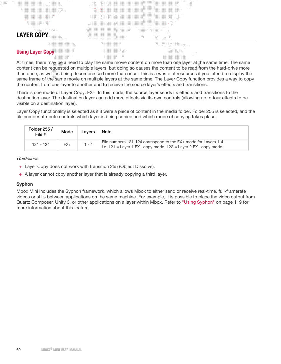 Layer copy, Using layer copy | PRG Mbox Mini Manual 3.8 User Manual | Page 68 / 192