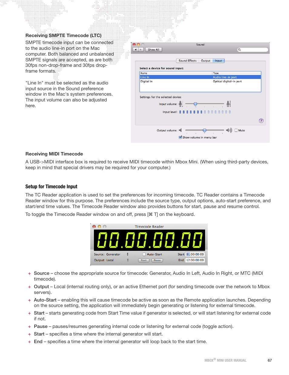 Setup for timecode input | PRG Mbox Mini Manual 3.8 User Manual | Page 75 / 192