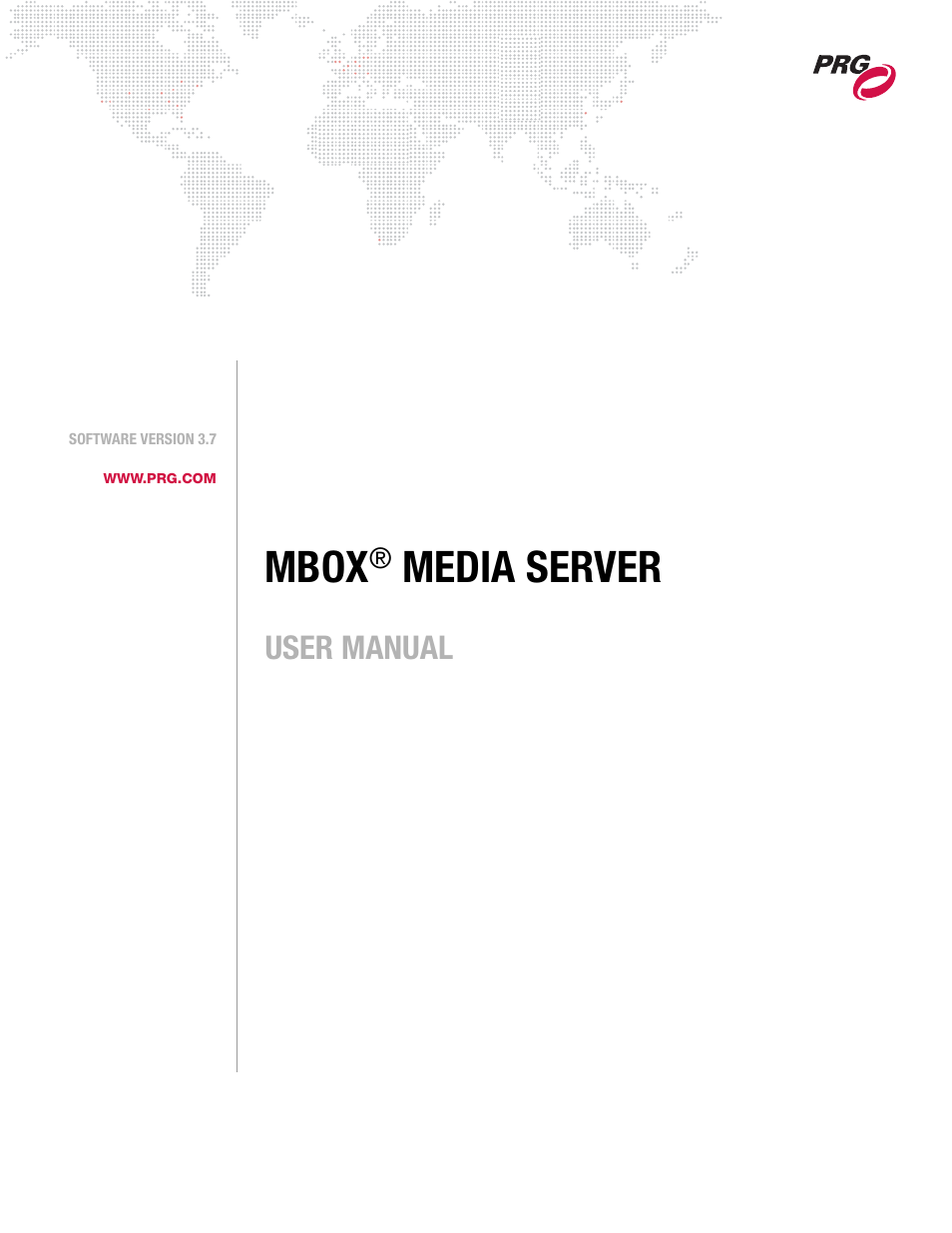 PRG Mbox Designer User Manual v3.7 User Manual | 232 pages