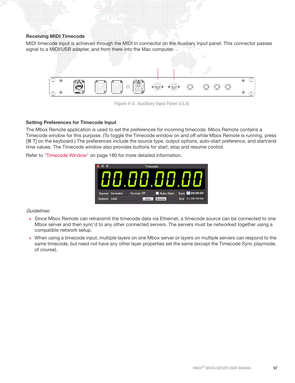 Guidelines | PRG Mbox Designer User Manual v3.7 User Manual | Page 105 / 232