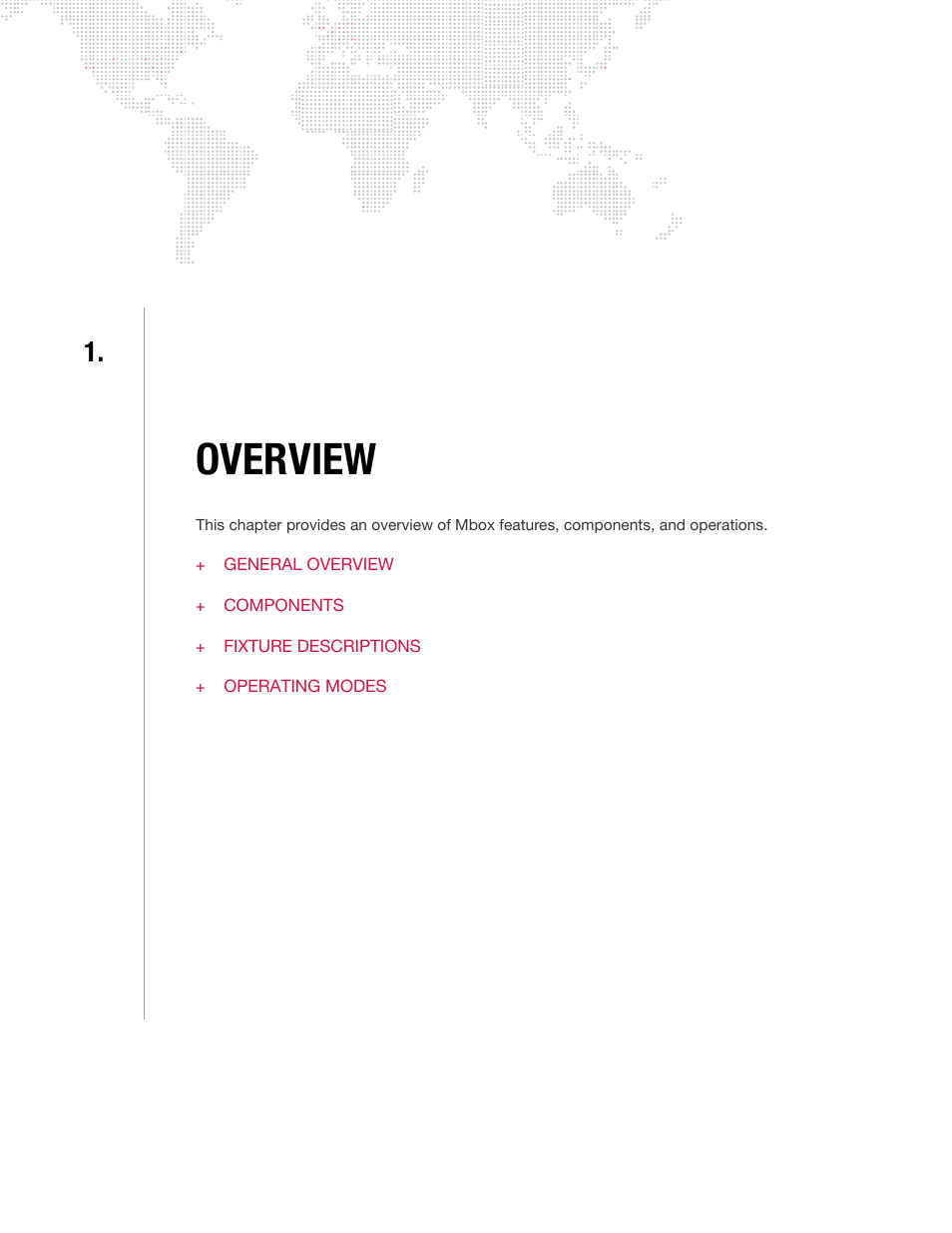 Overview, Chapter 1. overview | PRG Mbox Designer User Manual v3.7 User Manual | Page 11 / 232