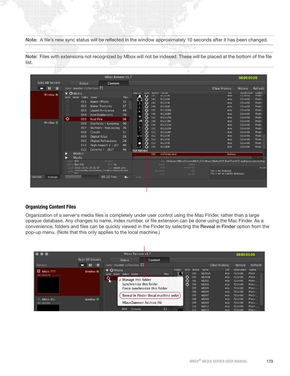 Organizing content files | PRG Mbox Designer User Manual v3.7 User Manual | Page 181 / 232
