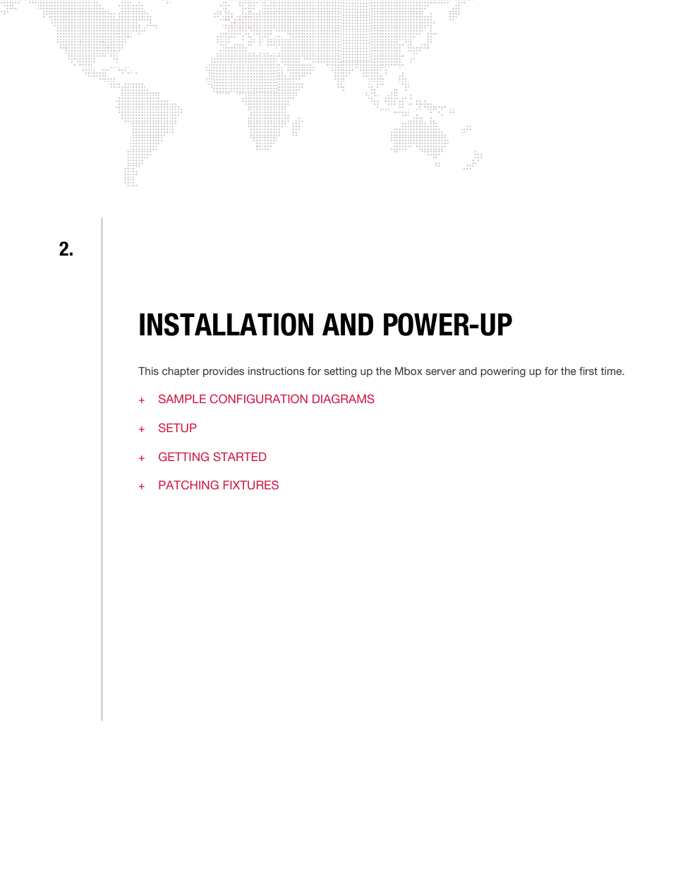 Installation and power-up, Chapter 2. installation and power-up | PRG Mbox Designer User Manual v3.7 User Manual | Page 29 / 232