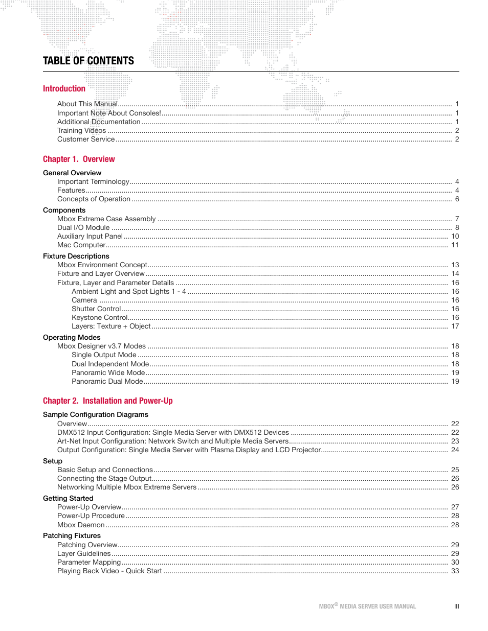 PRG Mbox Designer User Manual v3.7 User Manual | Page 3 / 232