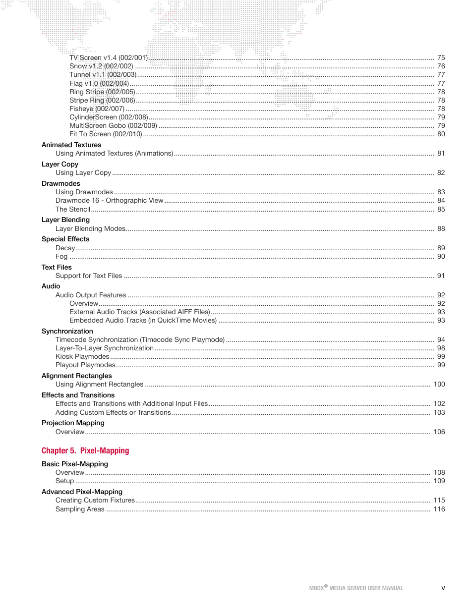 PRG Mbox Designer User Manual v3.7 User Manual | Page 5 / 232