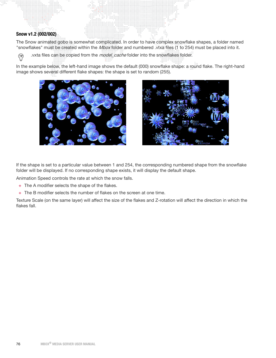 Snow v1.2 (002/002) | PRG Mbox Designer User Manual v3.7 User Manual | Page 84 / 232