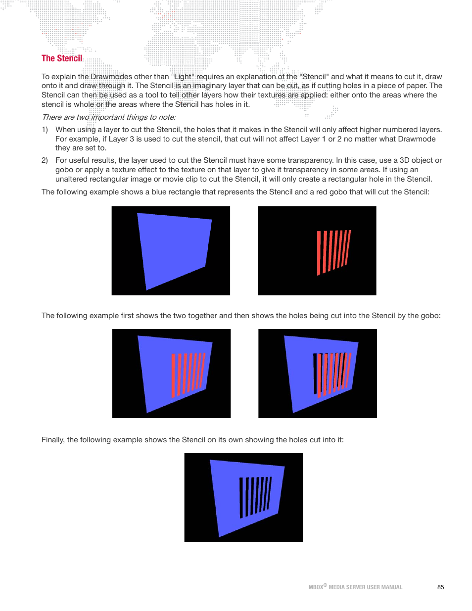 The stencil | PRG Mbox Designer User Manual v3.7 User Manual | Page 93 / 232