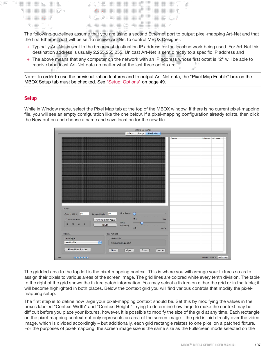 Setup | PRG Mbox Designer User Manual v3.6.1 User Manual | Page 115 / 174