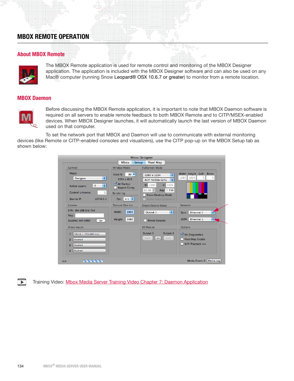 Mbox remote operation, About mbox remote, Mbox daemon | About mbox remote mbox daemon, Efer to | PRG Mbox Designer User Manual v3.6.1 User Manual | Page 142 / 174