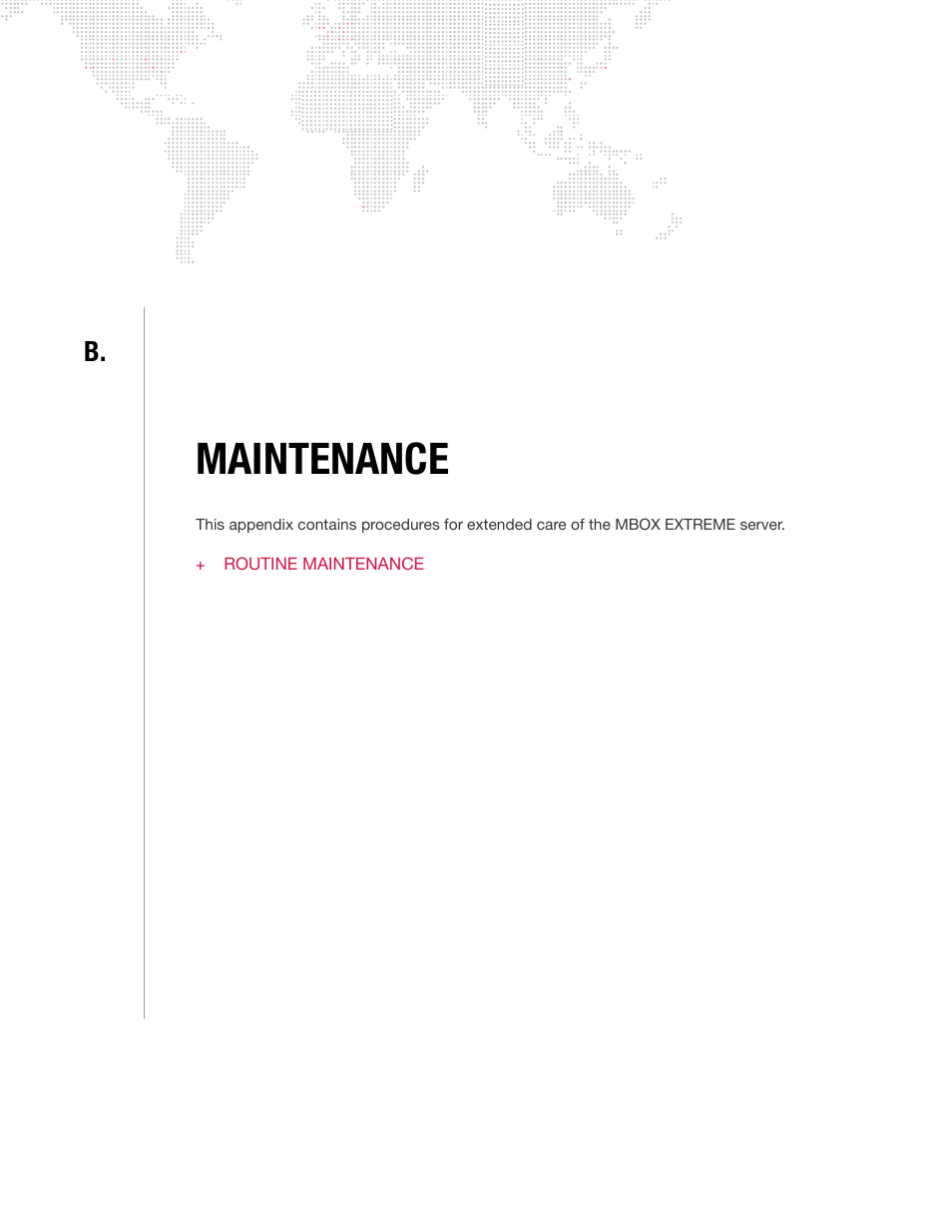 Maintenance, Appendix b. maintenance | PRG Mbox Designer User Manual v3.6.1 User Manual | Page 151 / 174