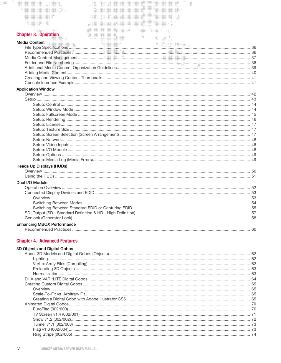 PRG Mbox Designer User Manual v3.6.1 User Manual | Page 4 / 174