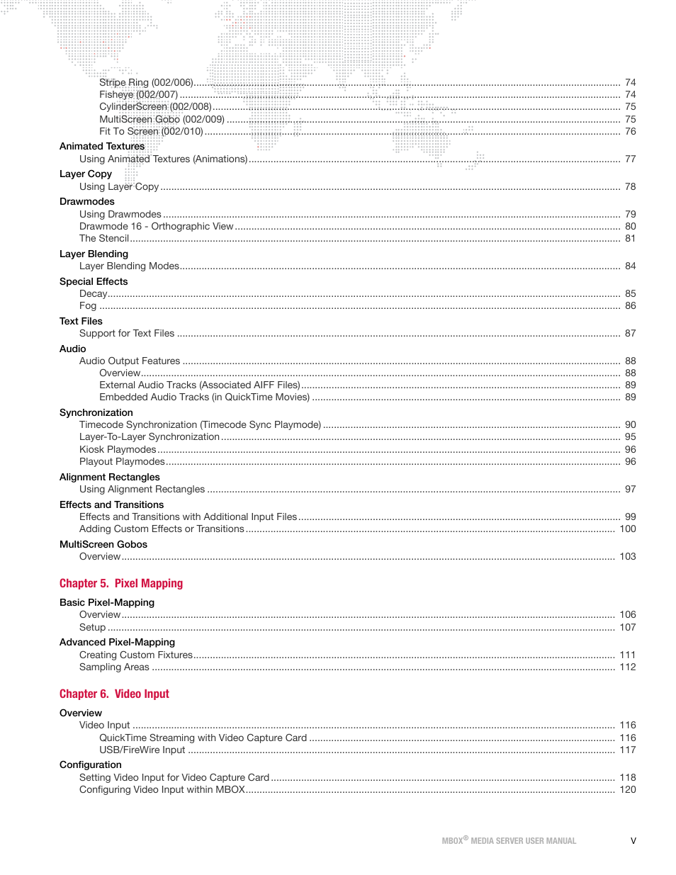 PRG Mbox Designer User Manual v3.6.1 User Manual | Page 5 / 174