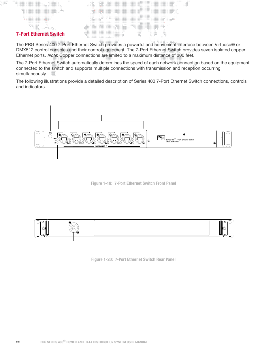 Port ethernet switch | PRG S400 User Manual 3.1 User Manual | Page 28 / 66