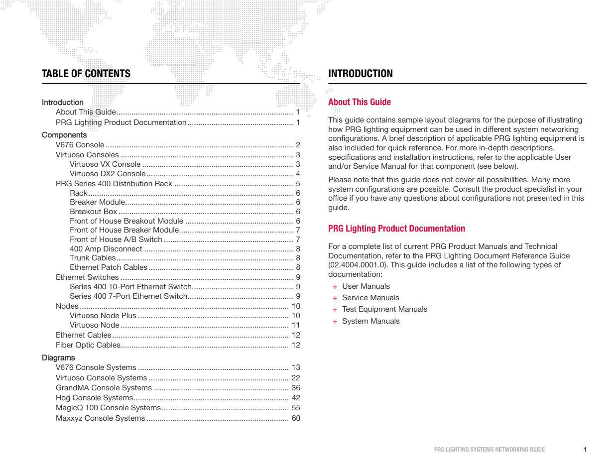 PRG S400 Systems Networking Guide User Manual | Page 2 / 66