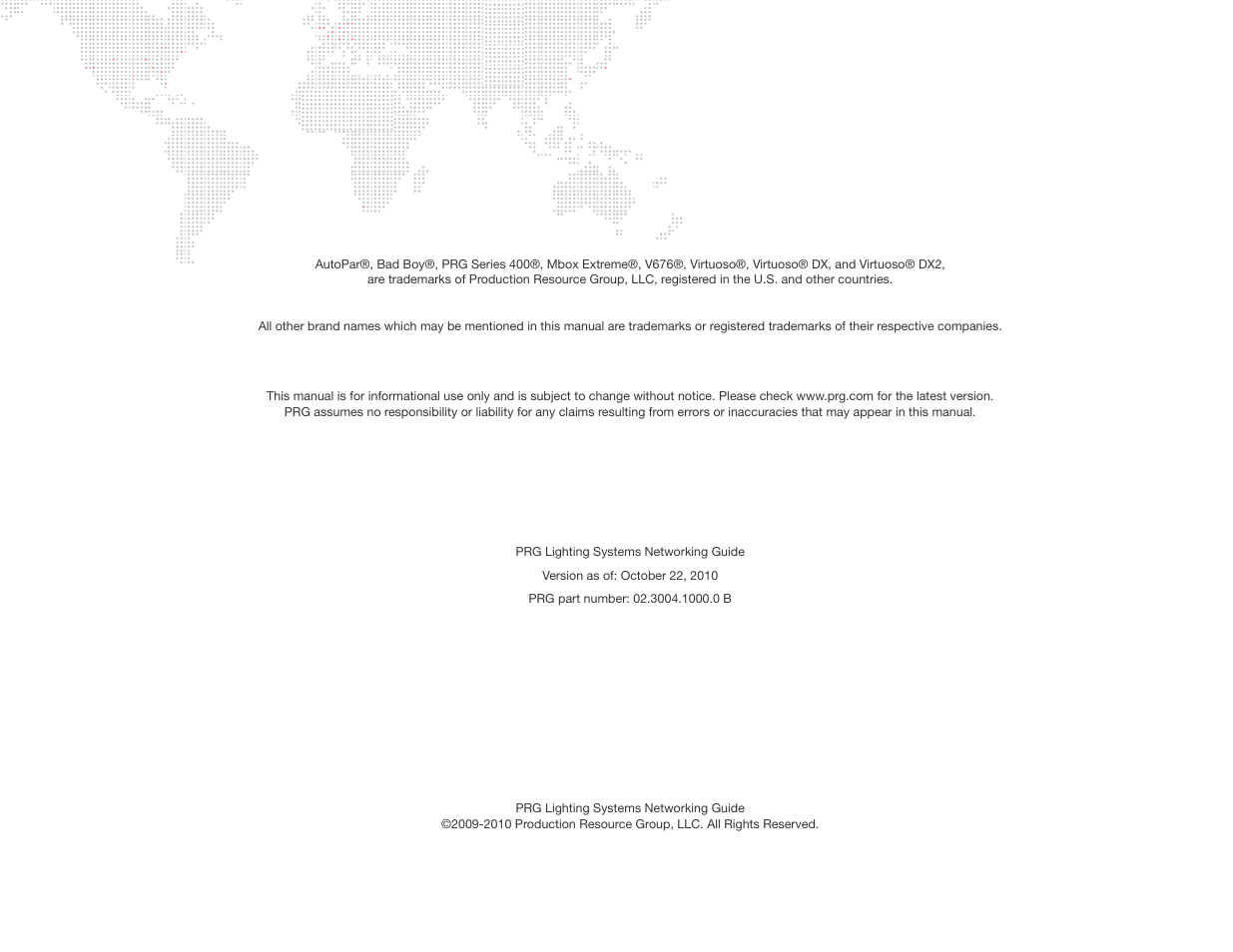PRG S400 Systems Networking Guide User Manual | Page 65 / 66