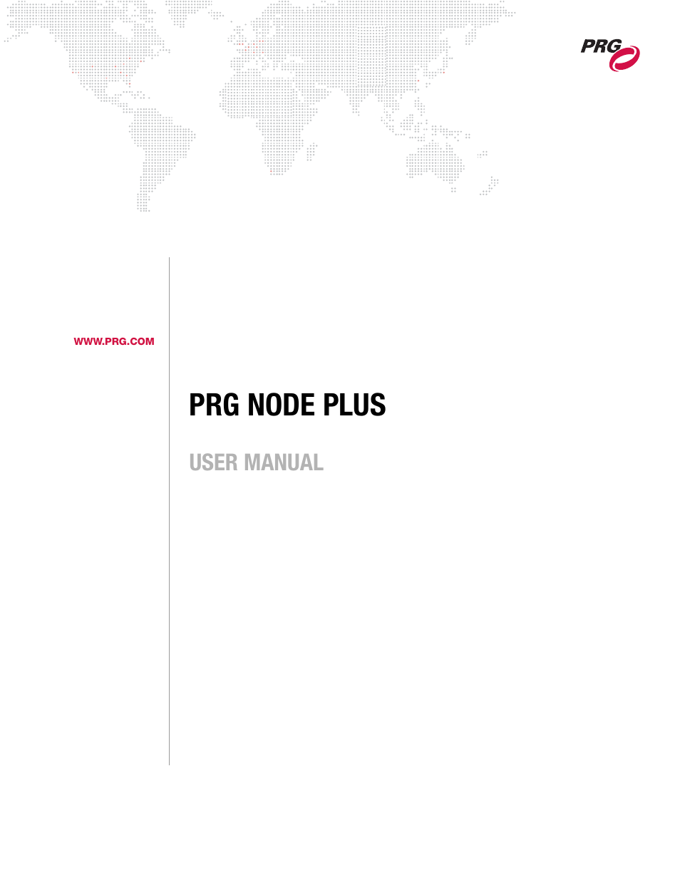 PRG Node Plus User Manual | 26 pages