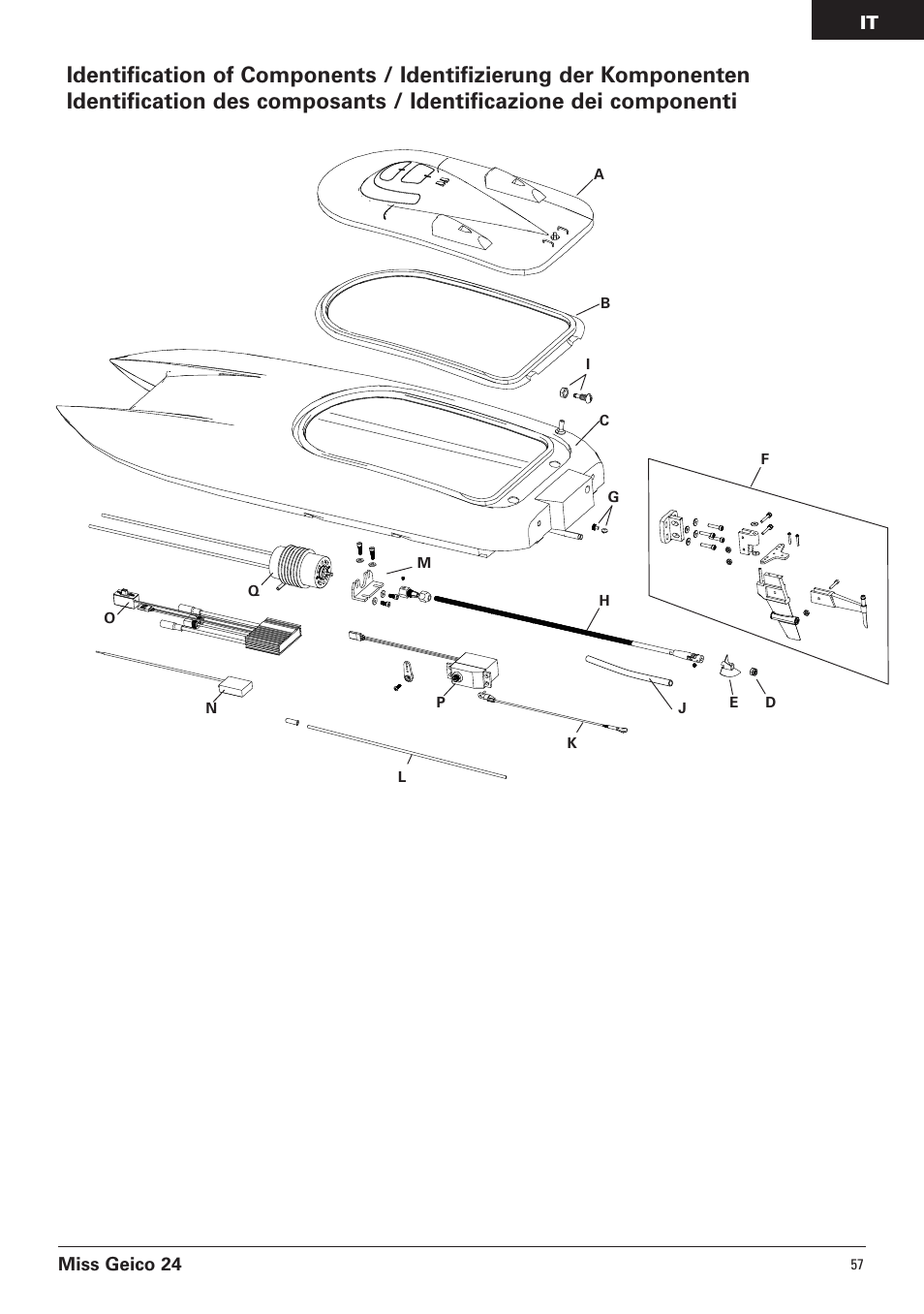 Pro Boat PRB0500 User Manual | Page 57 / 60