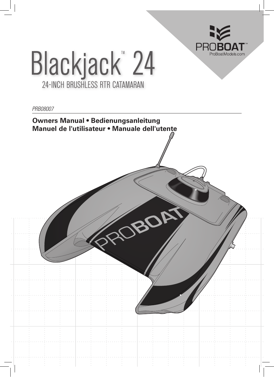 Pro Boat PRB08007 User Manual | 16 pages