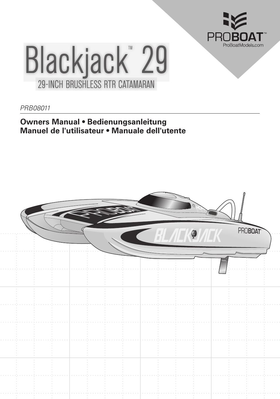 Pro Boat PRB08011 User Manual | 19 pages