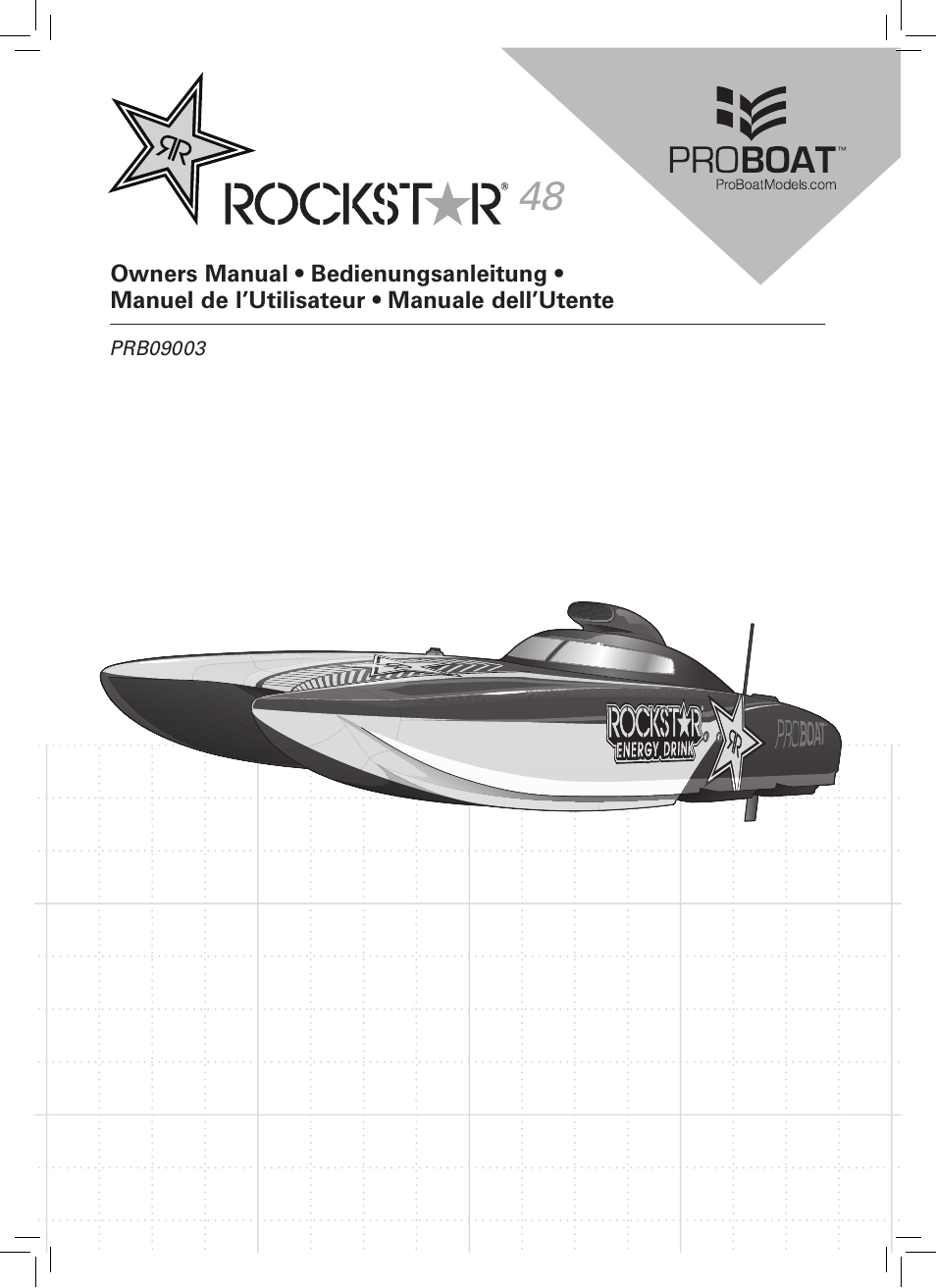 Pro Boat PRB09003 User Manual | 20 pages