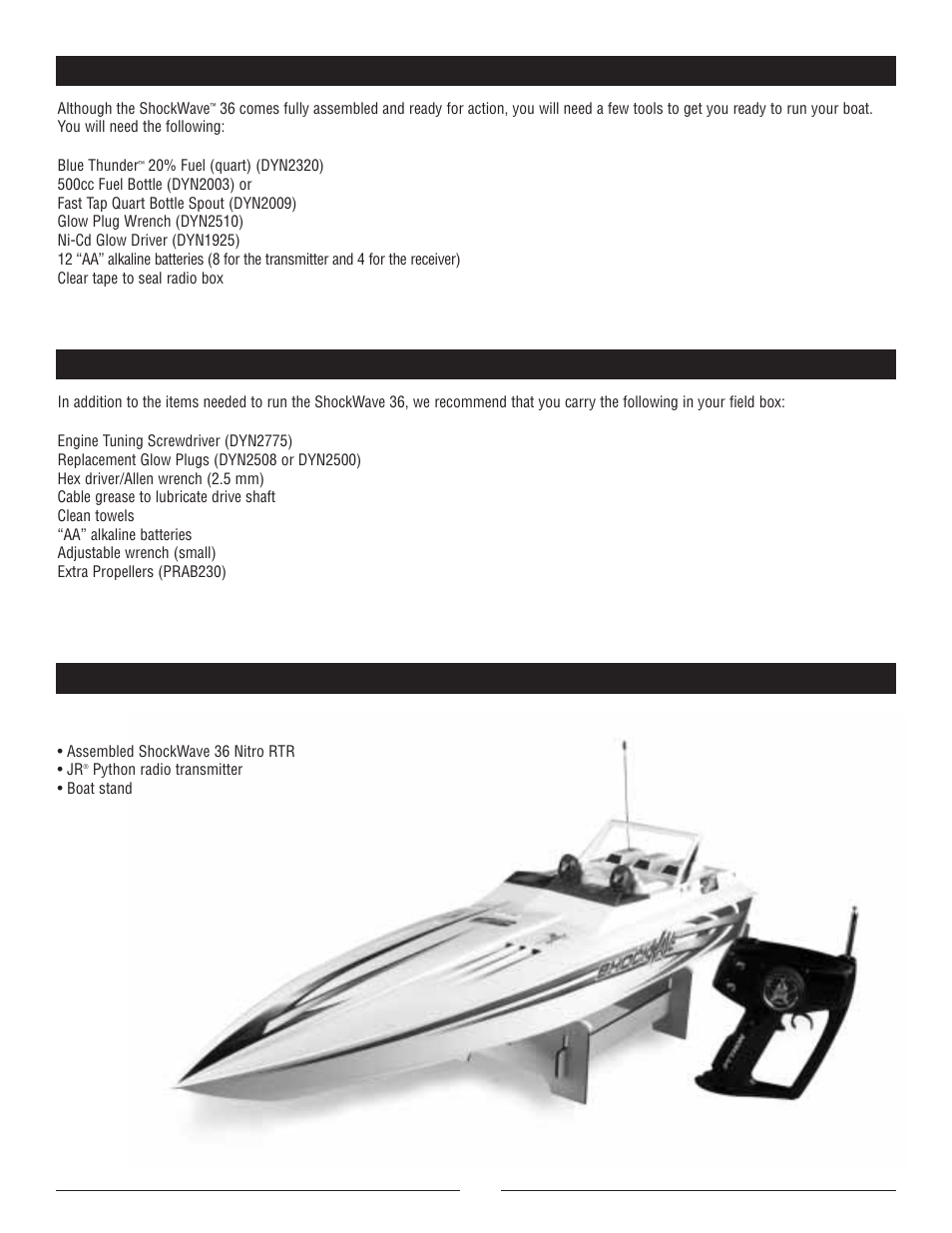 Pro Boat PRB2050T User Manual | Page 3 / 11