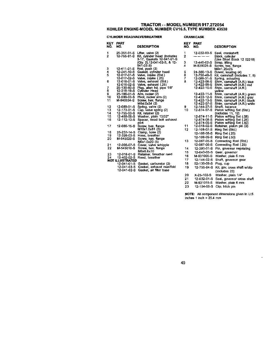 Craftsman 917.272054 User Manual | Page 49 / 60